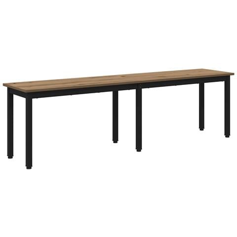 panchina Rovere Artigianale 160 x 35 x 45 cm Legno multistrato - Foto 1
