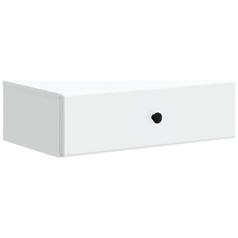 Tavolino da Parete Laterale Bianco 59 x 34,5 x 17 cm - Foto 1
