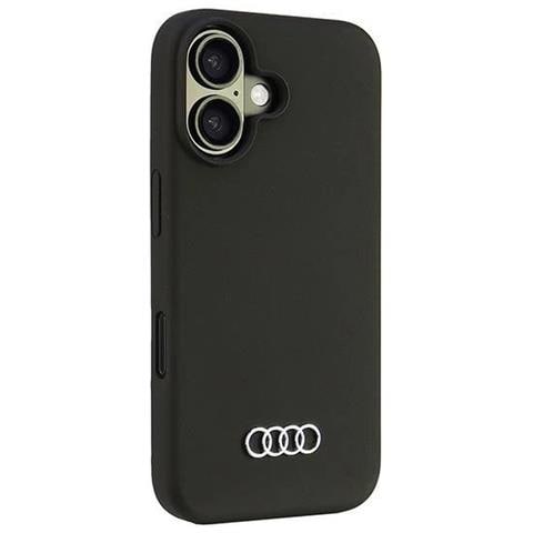 Custodia In Silicone Audi Per Iphone 16 (6.1) Nera - Custodia Protettiva - Foto 2