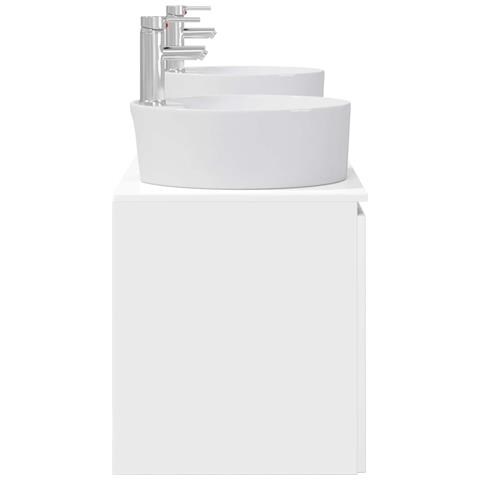 Set di Armadi da Bagno 3 pz Bianco Lucido 49,5 x 44,5 x 65 cm - Foto 10