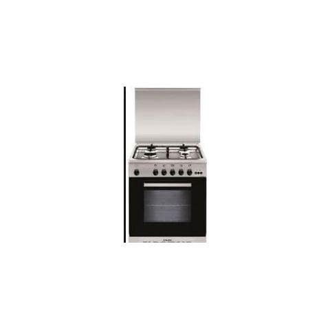 GLEM GAS Cucina Elettrica DG66MI 4 Fuochi a Gas Forno Elettrico Classe A Colore Acciaio Inox GLEM GAS Cucina Elettrica DG66MI 4 Fuochi a Gas Forno Elettrico Classe A Colore Acciaio Inox