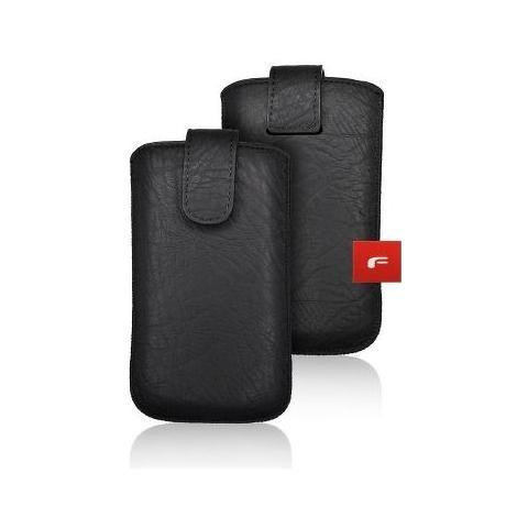 Custodia Pelle Forcell - Slim Kora 2 - Lg K10 / Samsung Grand Prime Nero - Foto 1