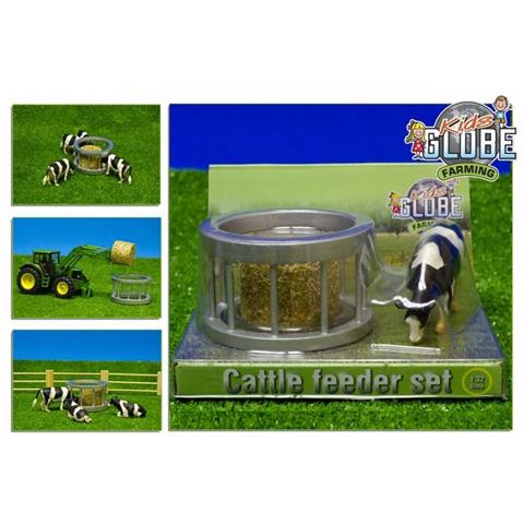 Mucca Con Mangiatoia + Balla Fieno - Giochi-giocattoli - Foto 1