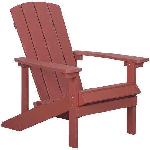 Sedia Da Giardino Rossa Adirondack - Foto 20