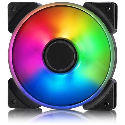Ventola di Raffreddamento per Case Prisma AL-12 12 cm Colore Nero Bianco - Foto 1