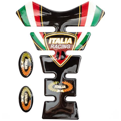 Italia Racing Adesivo Moto Protettore Serbatoio Tank Pad Impermeabile Ducati - Foto 1