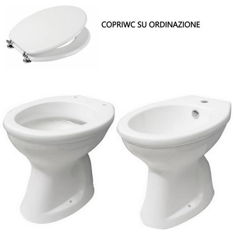 Bagno Italia Sanitari In Ceramica Vaso Wc E Bidet Con Scarico A