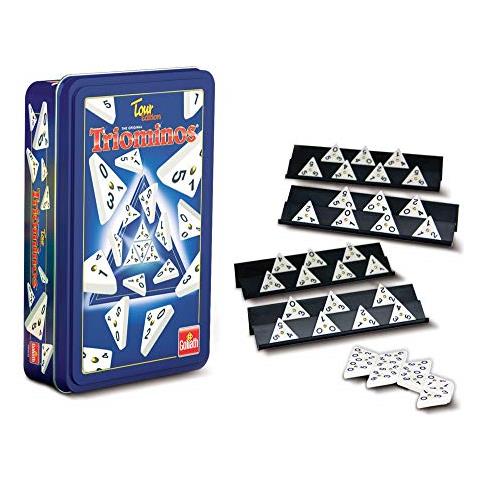 Triominos The Original Travel Tour Edition (tin) Gioco Di Carte - Foto 2