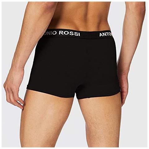 Fm Di Londra Antonio Rossi Uomo Equipaggiata Boxer Pantaloni A Vita Bassa (confezione Da 12) Nero 01 Piccolo (dimensione S) - Foto 2