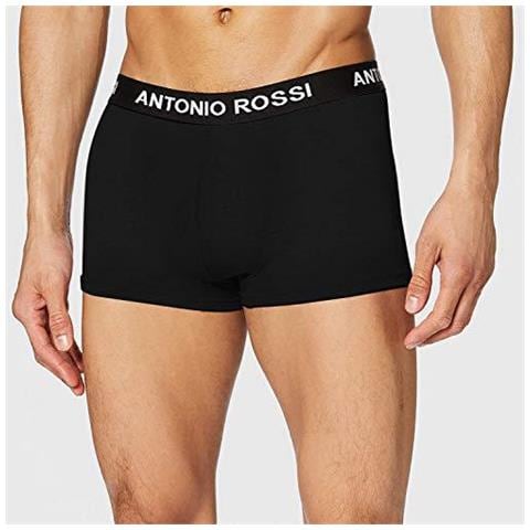 Fm Di Londra Antonio Rossi Uomo Equipaggiata Boxer Pantaloni A Vita Bassa (confezione Da 12) Nero 01 Piccolo (dimensione S) - Foto 3