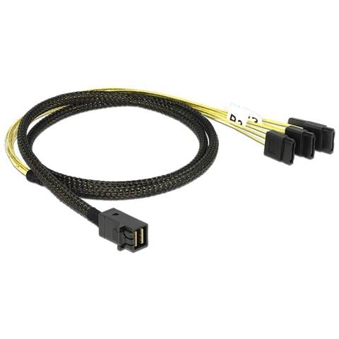83393, 1 x Mini SAS HD x 4 SFF 8643, 4 x SATA 7p, Nero, Argento - Foto 3