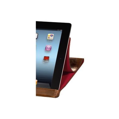 Alicante 9.7" Custodia a libro Marrone, Rosso - Foto 4
