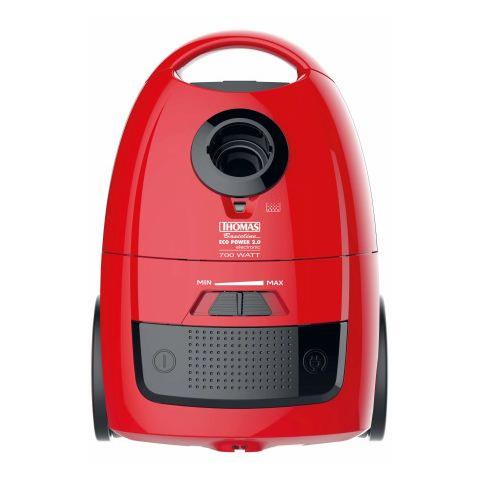 Aspirapolvere a Traino con Sacco Potenza 700 Watt Colore Rosso, Nero - Foto 2