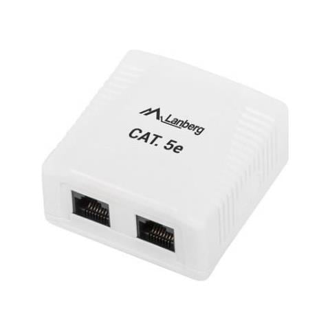 Presa Di Superficie Con 2 X Rj45 Cat. 5e Utp Non Schermati - Foto 6
