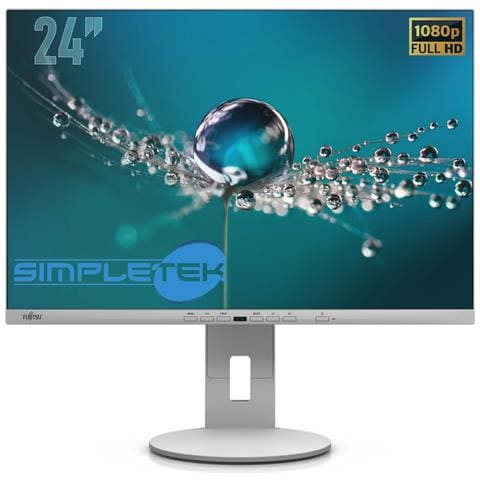 Fujitsu B2410w Monitor 24"" 16:10 Led Professionale Full Hd 1080p Bianco Schermo - Foto 1