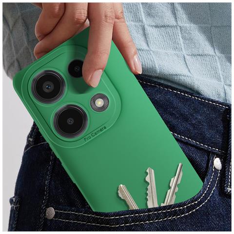 Cover Per Xiaomi Redmi Note 13 Pro 4g Silicone Mat Fotocamera Protetta - Foto 5