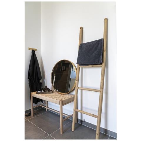 Scala Decorativa Iris - Marrone - Legno - 5x50x150 Cm - Foto 8