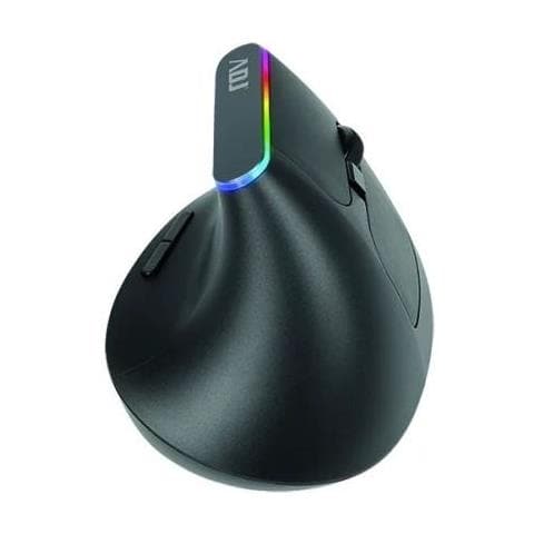MOUSE WIRELESS OPTICAL SHARKMINI BK 800/1200/1600 RGBLIGHT SILENT CLICK - Foto 1