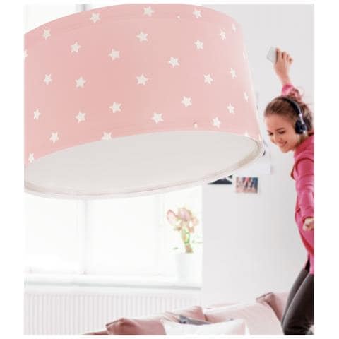 Plafoniera Per Bambini Star Light Stella Rosa - Foto 1