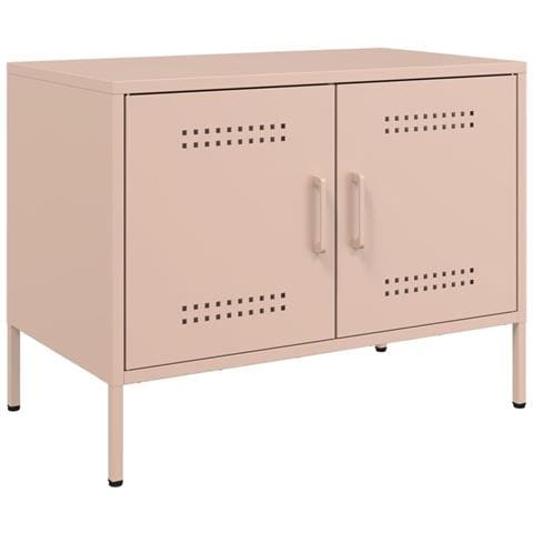 Mobile Tv Rosa 68x39x50,5 Cm In Acciaio - Foto 1