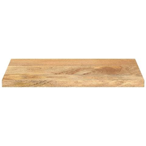 Piano Per Tavolo 60x30x3,8 Cm Rettangolare Legno Massello Mango - Foto 3
