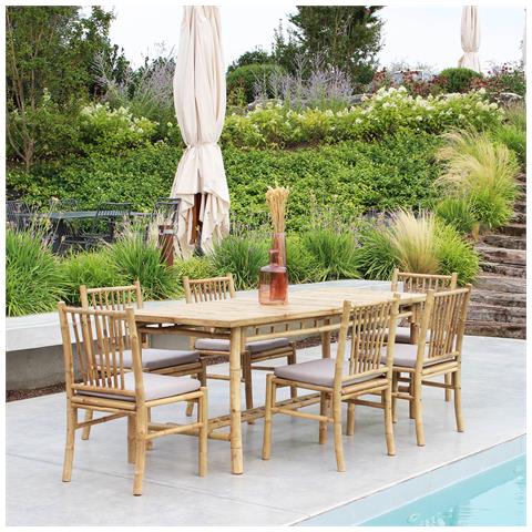 Fresh - Sedia Da Giardino In Bamboo - Foto 8