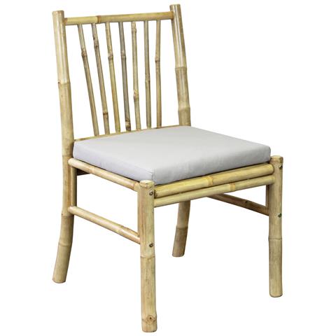 Fresh - Sedia Da Giardino In Bamboo - Foto 1