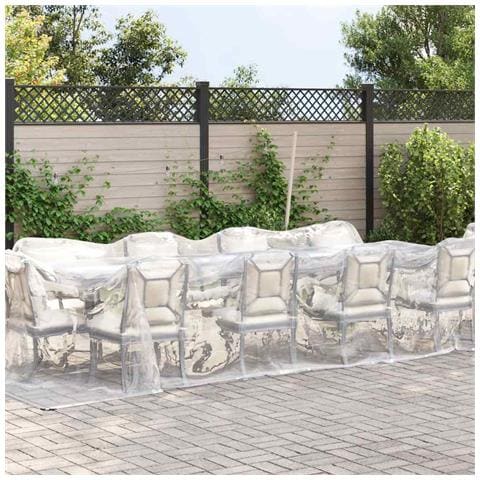 Telone Trasparente con Occhielli 3x6 m in Polietilene - Foto 10