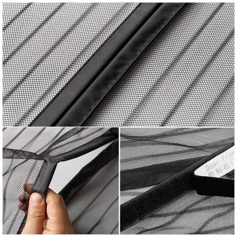 Tenda Per Porta Con Zanzariera Grey M - Foto 2