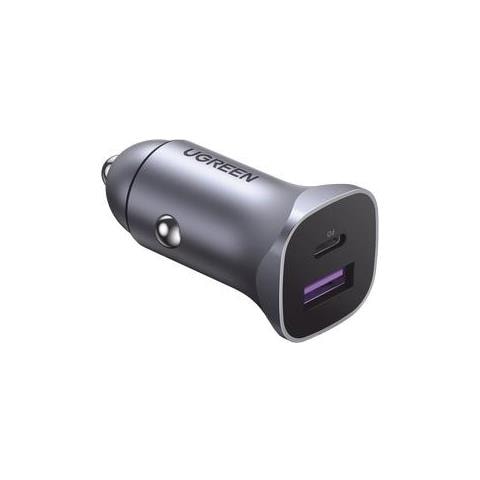 40858 Caricabatterie Per Dispositivi Mobili Universale Alluminio Accendisigari Ricarica Rapida Auto - Foto 1