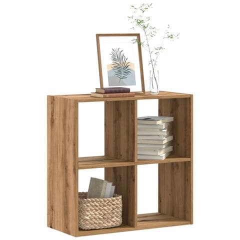 Libreria Legno Artigianale 68,5x32x68,5 Cm In Legno Multistrato - Foto 1