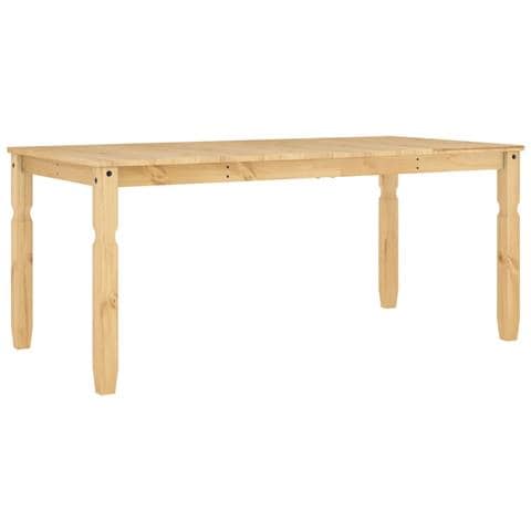 Tavolo Da Pranzo Corona 180x90x75 Cm In Legno Massello Di Pino - Foto 2