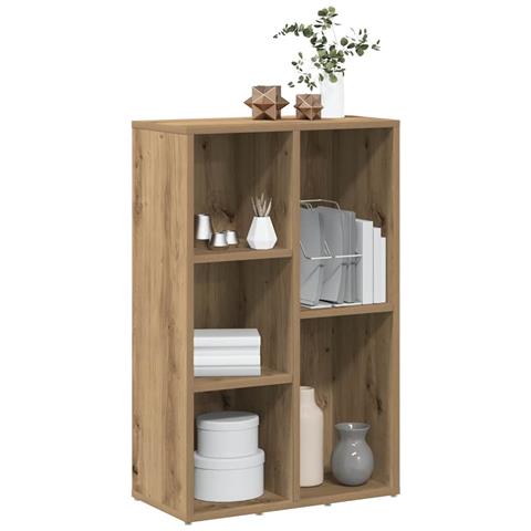 Libreria Rovere Artigianale 50x25x80 Cm In Legno Multistrato - Foto 10