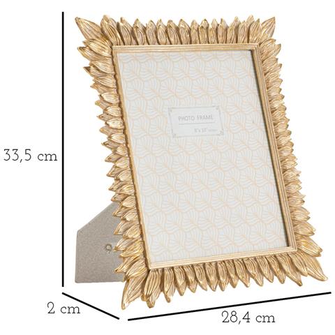 Portafoto Olistic 13 - Oro - Poliresina - 28,4x2x33,5 Cm - Foto 6