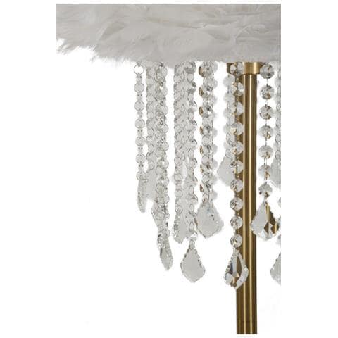 Lampada Da Terra Mf183 - Bianco - Metallo - 40x40x165 Cm - Foto 2