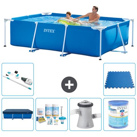 Piscina Fuori Terra - Rettangolo - 260x160x65 Cm - Blu - Include Accessori Coordinati A132 - Foto 1
