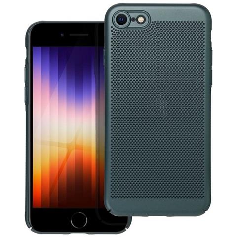 Custodia Back Cover Shel Rigida Antiscivolo Traforata Per Apple Iphone 7 8 Se 2020 2022 Green - Foto 1