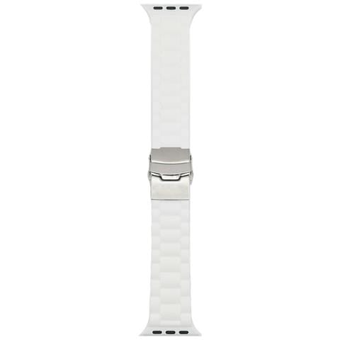 Cinturino Per Apple Watch Series 1-7 E Se White 42/44 Millimetri - Foto 1