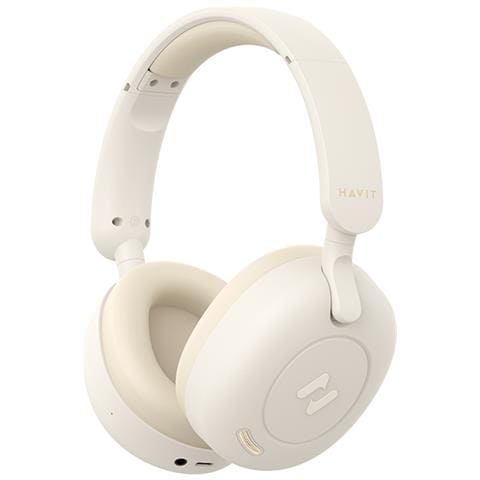 H655BT cuffia e auricolare Cuffie Con cavo e senza cavo A Padiglione Musica e Chiamate USB tipo-C Bluetooth Beige - Foto 1