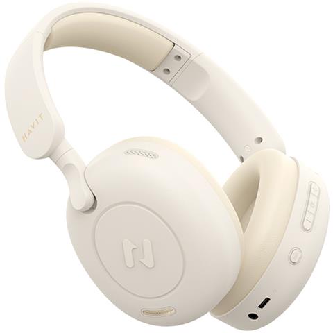 H655BT cuffia e auricolare Cuffie Con cavo e senza cavo A Padiglione Musica e Chiamate USB tipo-C Bluetooth Beige - Foto 5