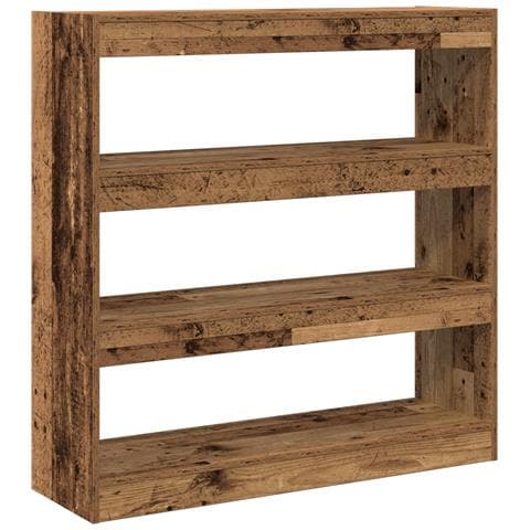 Mobile Libreria/Divisore - Legno rustico - 100x30x103cm - Legno ingegnerizzato - Foto 1