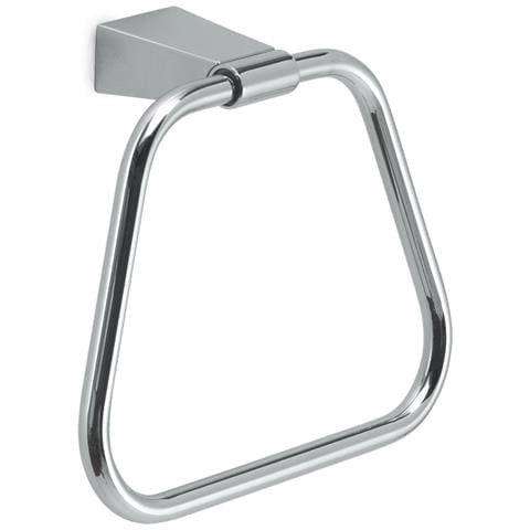 Portasalviette Ad Anello Da Muro In Acciaio Inox E Cromall Tn70 Serie Tonale Cromato - Foto 1