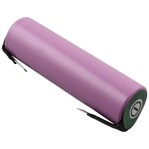 Batteria 18650 Li-ion 3,7v 2600mah 9,6wh Con Saldatura Flats - Foto 2