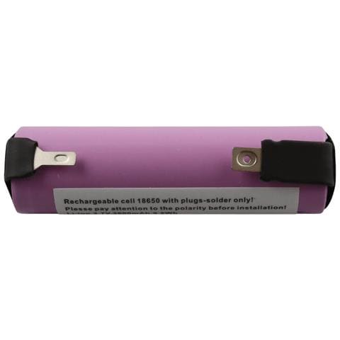 Batteria 18650 Li-ion 3,7v 2600mah 9,6wh Con Saldatura Flats - Foto 3