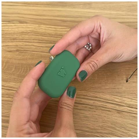 Portafoglio Contactless Con Guscio Modello Pop Compatto E Facile Da Usare, Kaki - Foto 4