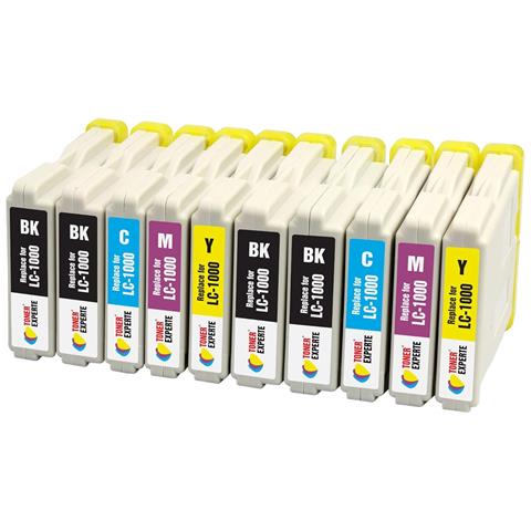 10 Xl Cartucce D'inchiostro Compatibili Per Stampanti Brother Esposizione A Nikolszym - Foto 2