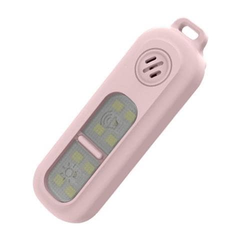 Allarme Da Braccio Portatile: Allarme Di Sicurezza Personale Da 130 Db Con Luce Stroboscopica A Led Ricaricabile Tramite Usb Pink - Foto 2