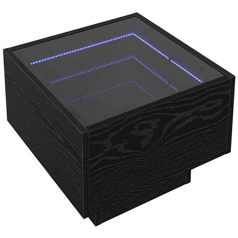 Armadio con luci a corde decorative Rovere nero 40 x 40 x 30 cm - Foto 1