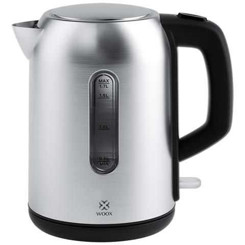 Bollitore Elettrico In Acciaio Inox, 2200 W, Capacità 1,7 Litri, Filtro Anticalcare Rimovibile, Spegnimento Automatico Di Sicurezza, Interruttore On/off, Base Girevole A 360° - Foto 4