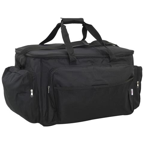 Borsa da Pesca Impermeabile Nera in Tessuto Oxford - Foto 1